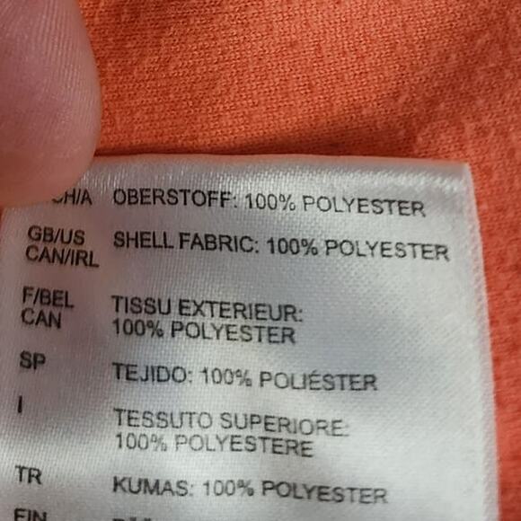 Killtec Women's 12 Orange Bubble Print Fleece Outdoor Jacket - Picture 4 of 9